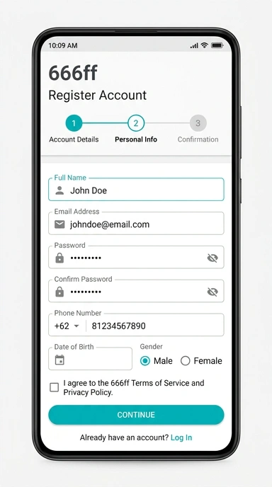 Panduan Registrasi Akun Baru 666ff untuk Android