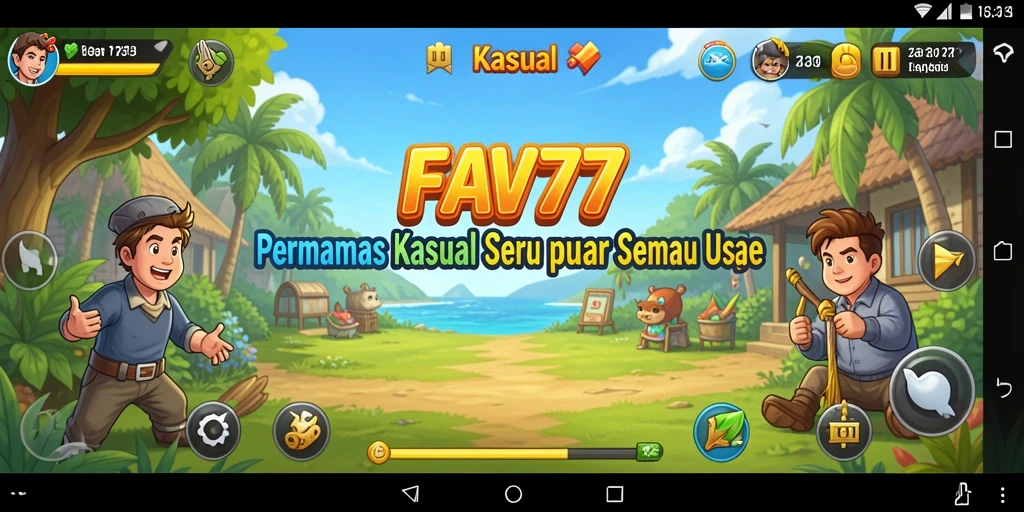 Tampilan antarmuka permainan FAV77 yang menarik dan interaktif.