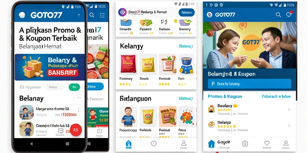 Antarmuka GOTO77 yang menampilkan berbagai kupon dan promo menarik.
